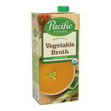 Pacific Foods Organic Low Sodium Vegetable Broth 32 Fluid Ounce Carton - 12 Per Case