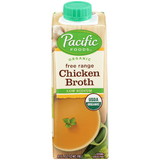 Pacific Foods Organic, Free Range, Low Sodium Chicken Broth, 32 Ounce, 6 per case