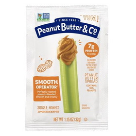 Peanut Butter &amp; Co Smooth Operator Squeeze Pack, 1.15 Ounces, 200 per case