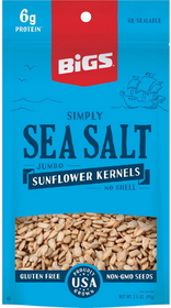Bigs Sunflower Seeds Sea Salt, 3.5 Ounces, 6 per box, 6 per case