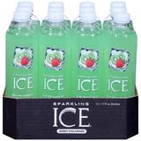 Sparkling Ice Kiwi Strawberry Sparkling Water 17 Ounce Bottle - 12 Per Case