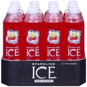 Sparkling Ice Cherry Limeade Sparkling Water 17 Ounce Bottle - 12 Per Case