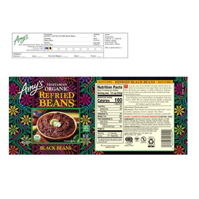 Refried Black Beans Organic 12-15.4 Ounce