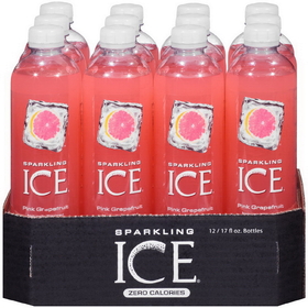 Sparkling Ice Pink Grapefruit With Antioxidants And Vitamins Zero Sugar 17 Ounce Bottles (Pack Of 12)