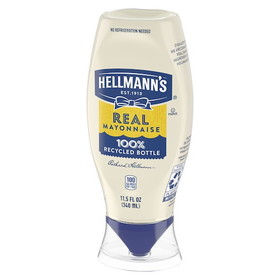 Hellmann's Real Mayonnaise Squeeze Bottle, 11.5 Fluid Ounce, 12 per case