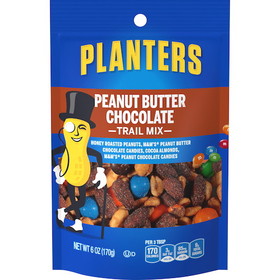 Planters Peanut Butter Chocolate Trail Mix 6 Ounce Bag - 12 Per Case