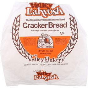 Valley Lahvosh Crackerbread Original 15 Inch Round, 15.75 Ounces, 7 per case
