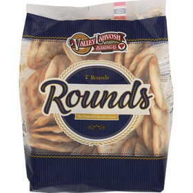 Valley Lahvosh Crackerbread Original 2" Round, 8 Ounces, 12 per case