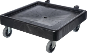 Carlisle Rack Dolly Cart Black, 22.5 Inches, 1 Per Box, 1 Per Case