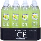 Sparkling Ice Lemon Lime With Antioxidants And Vitamins Zero Sugar 17 Ounce Bottles (Pack Of 12)