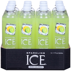 Sparkling Ice Lemon Lime With Antioxidants And Vitamins Zero Sugar 17 Ounce Bottles (Pack Of 12)