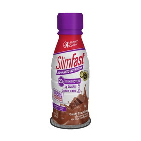 Slimfast Advanced Nutrition Ready To Drink Creamy Milk Chocolate Shake, 11 Fluid Ounces, 3 per case