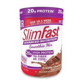 Slimfast Advanced Nutrition Creamy Milk Chocolate Smoothie Mix, 11.4 Ounces, 2 per case
