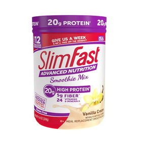 Slimfast Advanced Nutrition French Vanilla Smoothie Mix, 11.4 Ounces, 2 per case