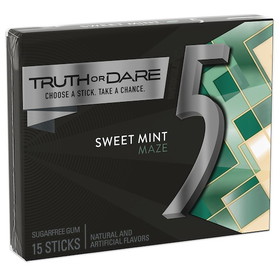 Five Sweet Mint Gum, 15 Piece, 12 per case