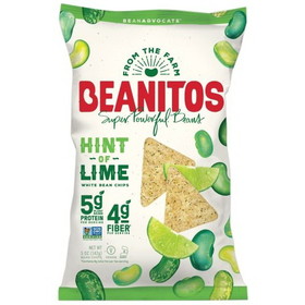 Beanitos White Bean Chips Hint Of Lime, 1 Each, 6 per case