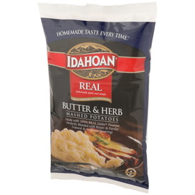 Idahoan Foods Butter & Herb Mashed Potato 32 Ounces Per Pouch - 8 Per Case