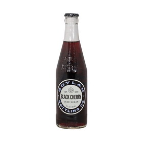 Boylan Bottling Loose Case Black Cherry Soda, 12 Fluid Ounce, 24 Per Case