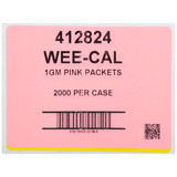 Wee-Cal Sugar Substitute Pink Packets, 1 Each, 2000 per case