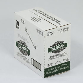 Idahoan Foods Roasted Garlic 4 Ounce Pouch, 4 Ounces, 12 per case