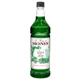 Monin Green Mint Syrup, 1 Liter, 4 per case