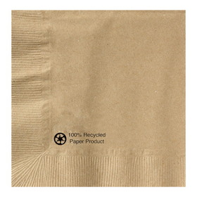 Hoffmaster 10 Inch X 10 Inch 1 Ply 100% Recycled Kraft Beverage Napkin, 250 Each, 4 per case