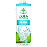 Zola Coconut Water, 33.8 Fluid Ounces, 12 per case