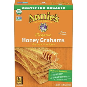 Annie's Organic Honey Graham Crackers, 14.4 Ounces, 12 per case