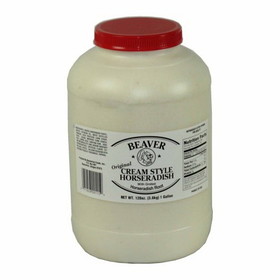 Beaver Cream Style Horseradish 1 Gallon Jug 4 Per Case