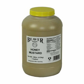 Beaver Honey Mustard 1 Gallon - 4 Per Case
