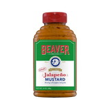 Beaver Jalapeno Mustard, 13 Ounces, 6 per case