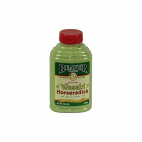 Beaver Wasabi Horseradish 12.5 Ounce Bottle - 6 Per Case