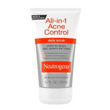 Neutrogena All-In-1 Acne Control Daily Scrub 4.2 Ounces Per Bottle - 3 Per Pack - 4 Per Case