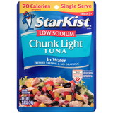 Starkist Reduced Sodium Chunk Light Tuna In Water, 2.6 Ounces, 24 per case