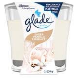 Glade Sheer Vanilla Embrace Candle, 3.4 Ounces, 6 per case