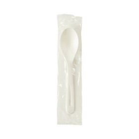World Centric Spoon Individually Wrapped Corn Starch, 750 Each, 1 per case