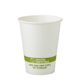 World Centric 8 Ounce Paper Fsc Mix Compostable Hot Cup, 50 Each, 20 per case