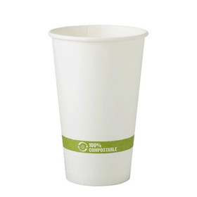 World Centric 16 Ounce Paper Fsc Mix Compostable Hot Cup, 50 Each, 20 per case