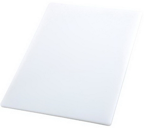 Winco 15 Inch X 20 Inch X .5 Inch White Cutting Board 1 Per Pack