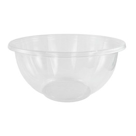 World Centric 32 Ounce Ingeo Compostable Clear Salad Bowls, 50 Each, 12 per case