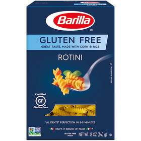 Barilla Gluten Free Rotini Pasta, 12 Ounces, 8 per case