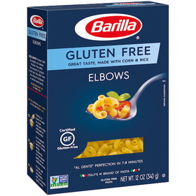 Barilla Gluten Free Elbow Pasta 12 Ounces Per Pack - 8 Per Case