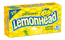 Lemonhead Pre-Priced, 0.8 Ounce, 24 per box, 12 per case