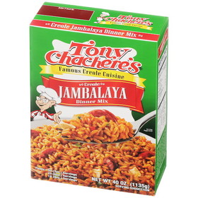 Tony Chachere's Creole Foods Jambalaya Mix, 40 Ounces, 8 per case
