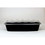 Cubeware 56 Ounce Rectangular Container Black Base With Clear Lid 100 Per Pack - 1 Per Case, Price/Case