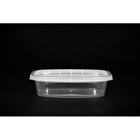 Delicube Deli Clear Container 8Oz, 400 Each, 1 per case