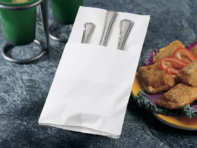Hoffmaster Napkin Paper Dinner White 17"X17", 100 Each, 8 Per Case
