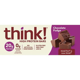 Thinkthin Chocolate Fudge Bars, 2.1 Ounces, 12 per case