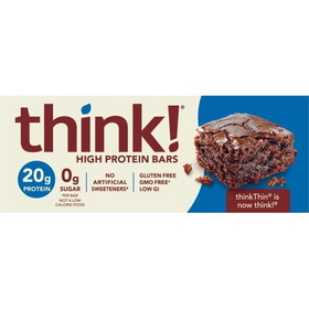 Thinkthin Brownie Crunch Bars, 2.1 Ounces, 12 per case