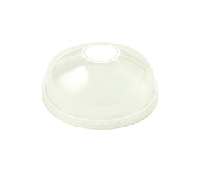 World Centric BOL-CS-12D 12-32 Oz Clear Pla Domed Lid For Paper Bowls - Ingeo - Compostable - Case Of 500